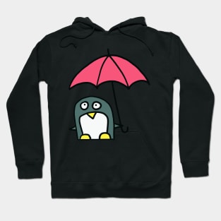 Penguin with an umbrella Hoodie